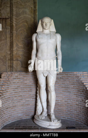 Rom. Italien. Statue von Osiris-Antinous, von Tivoli, Villa Adrinana (Hadrian Villa). Imperiale Römische Periode, Ende der Herrschaft von Hadrian (131-138 N.CHR.), Mu Stockfoto