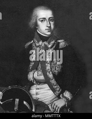 . Englisch: Porträt von Charles Emmanuel, Prinz von Carignano (1770-1800), der Vater von König Karl Albert von Sardinien. Vor 1800. Carlo Emanuele di Savoia-Carignano Stockfoto