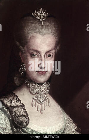 . Englisch: Maria Carolina von Österreich (1752 - 1814) English: Erzherzogin Maria Karolina von Österreich, vermählte Königin von Neapel und Sizilien (Bild). . Zwischen 1760 und 1770. Maria Carolina von Österreich 0049 Stockfoto