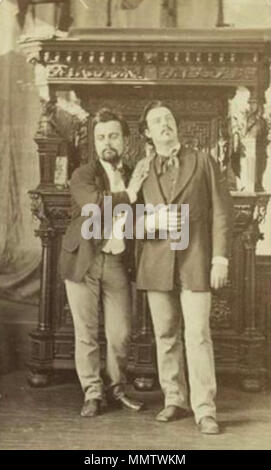 . Français: Albert-Ernest Carrier-Belleuse et Théophile Poilpot, c. -1868 Carrier Belleuse und Th. Poilpot Stockfoto