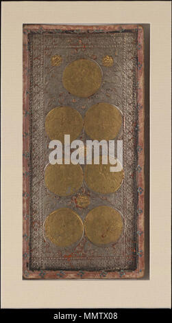 . Englisch: Sieben der Münzen von den Visconti tarot Deck. Italiano: Sette di monete del mazzo Tarocchi Visconti di Modrone, detti anche Cary-Yale. . 15. Jahrhundert. Bonifacio Bembo (1420 - 1480) Alternative Namen BEMBO, Bonifazio Beschreibung italienischen Maler und illuminator Datum der Geburt / Tod 1420 nach 1477 Ort der Geburt / Todes Brescia Mailand Arbeit Periode 1447 - 1477 Arbeit Ort Mailand Authority control: Q 2486190 VIAF:?? 500021037 13191706 ULAN: WGA:? BEMBO, Bonifazio GND:? 122469453 RKD:?6348 Cary-Yale Tarot Deck - Sieben von Münzen Stockfoto