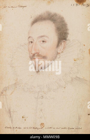 . Français: Portrait de Charles de Balzac d'Entragues. Français: Le Bel Entraguet, mignon de Henri III, oncle d'Henriette d'Entragues. 1581. Zurückzuführen auf François Quesnel (1542-1619) Alternative Namen François Quesnel le Vieux (der Ältere) Beschreibung der französischen Geschichte Maler, Portrait Maler und Zeichner der Sohn Pierre Quesnel Datum der Geburt / Tod 1542 / 1543 / 1545 1619 Ort der Geburt / Todes Edinburgh Paris arbeiten Ort: Frankreich Authority control: Q 3085635 VIAF:?:? ISNI 12251588 0000 0000 7827 271 X ULAN:? 500013723 LCCN:? Nr: 1023896532 2003026375 GND? WorldCat Charles de Balzac Stockfoto