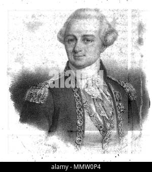 . Charles Louis, Chevalier du Couedic de Kergoualer Charles Louis du Couedic de kergoualer-antoine Maurin Stockfoto