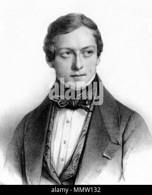 Charles-Auguste de Bériot von Henri Grevedon 1838 Stockfoto