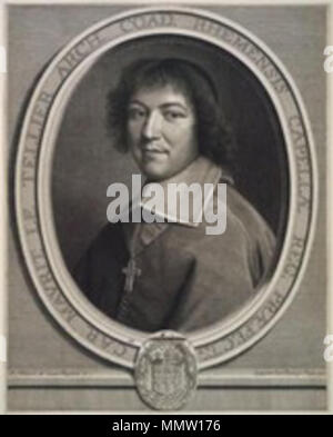 . Englisch: Charles-Maurice Le Tellier (1642-1710). 1672. Robert Nanteuil (1623 - 1678) Alternative Namen Nanteniell; de Nanteuil; Nantueil; Nanteuil; Nantwel Beschreibung französische Kupferstecher, Zeichner und Pastellist Datum der Geburt / Tod 1623 vom 9. Dezember 1678 Ort der Geburt / Todes Reims Paris arbeiten Ort: Frankreich Authority control: Q 1356084 VIAF:?:? ISNI 61650762 0000 0000 6631 5102 ULAN:?? n 500023363 LCCN: 83219739 WGA:? Nanteuil, Robert WorldCat Charles-Marie Le Tellier Stockfoto