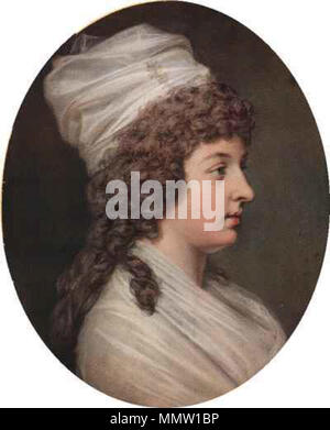 Englisch: Portrait von Charlotte Stuart, Herzogin von Albany (1753-1789). 18. CharlotteStuart 2 Stockfoto