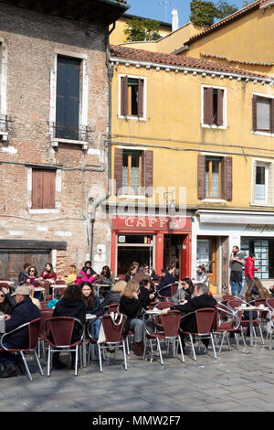 Campo Santa Margherita, Dorsoduro, Venedig, Italien Stockfoto