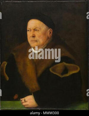 English: Der Augsburger Patrizier Ulrich Sulczer (1463-1555). 1538. Christoph Amberger 006 Stockfoto