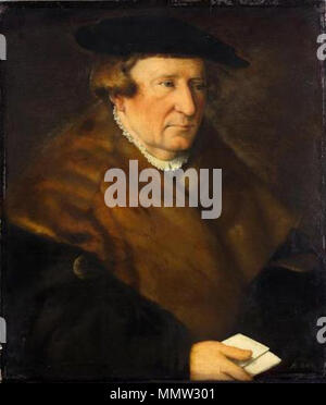 English: Bildnis eines älteren Mannes. 1539. Christoph Amberger 011 Stockfoto