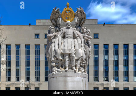 George Gordon Meade Memorial in Washington, D.C. zu Ehren George Meade, eine Karriere Offizier aus Pennsylvania, die sich am besten für das Besiegen von G bekannt Stockfoto