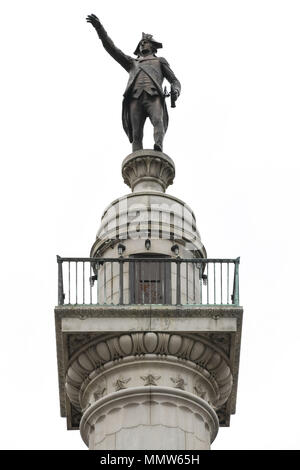 Der Trenton Battle Monument ist ein massiver Spalte-Struktur in Trenton, New Jersey, USA. Es erinnert an die Schlacht von Trenton, Sieg d Stockfoto