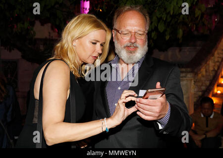 Veronica Ferres und Georg Seitz beim deutschen Filme Empfang mit dem Festival de Cannes 2018 / 71. Internationalen Filmfestspiele von Cannes in der Villa Rothschild Médiathèque Noailles. Cannes, 12.05.2018 Stockfoto