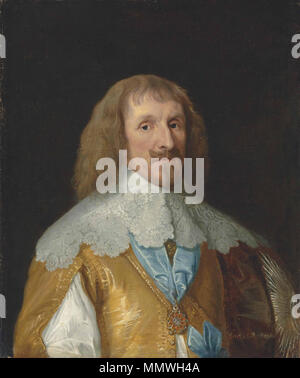 . Englisch: Porträt von Philip Herbert, 4. Earl of Pembroke und 1. Earl Montgomery. . Nach 1634. Kreis der Sir Anthony Van Dyck Philip Herbert 4. Earl of Pembroke und 1. Earl Montgomery Stockfoto