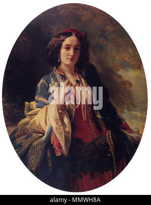 . Katarzyna Branicka 1825-1907. 1854. POL Katarzyna Branicka Stockfoto