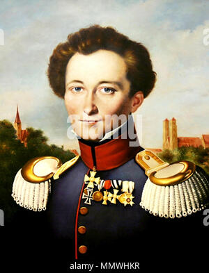 Carl von Clausewitz (1780 - 1831). 19. Clausewitz Stockfoto