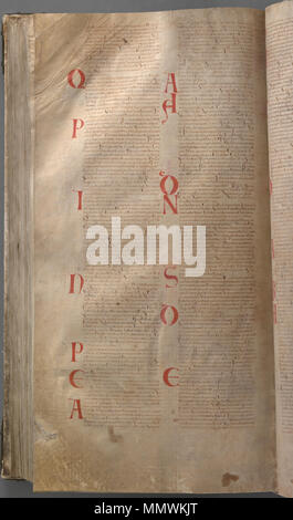 CodexGigas 534 John Stockfoto