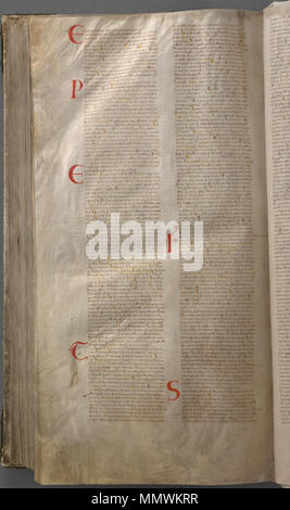 CodexGigas 594 Cosmas Stockfoto