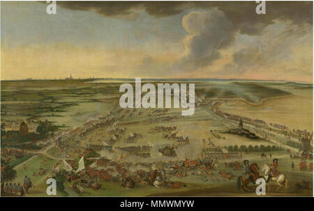 Schlacht von Ekeren. 1703. Constantijn Francken - Schlacht von Ekeren Stockfoto
