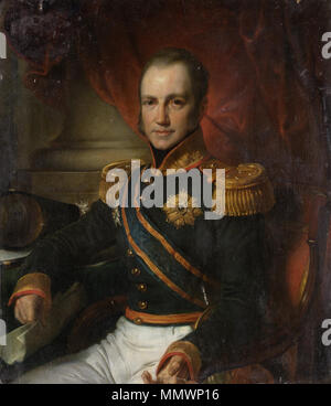 . "Godart Alexander Gerard Philip Baron van der Capellen (1778-1848). Generalgouverneur (1816-26) "Portrait von Godart Alexander Gerard Philip, Baron van der Capellen, Generalgouverneur von Niederländisch-ostindien. zwischen ca. 1816 und ca. 1857. Cornelis Kruseman - Godart Alexander Gerard Philip Baron van der Capellen Stockfoto