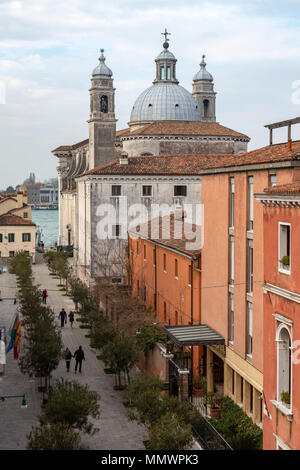 Kirche von Santa Maria del Rosario/St. Maria des Rosenkranzes/I Gesuati Stockfoto