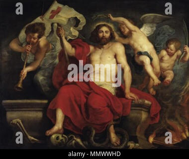 Christus Sieger über Sünde und Tod. Nach 1616. Peter Paul Rubens (1577 - 1640) Alternative Namen: Rubens, Pierre Paul Rubens, Pieter Paul Rubens, Sir Peter Paul Rubens Beschreibung flämischen Maler, Bildhauer, Zeichner und Grafiker Geburtsdatum / Tod 28. Juni 1577 30. Mai 1640 Ort der Geburt / Todes siegen Antwerpen Standort Antwerpen (1589-1600), Mantua (9. Mai 1600-1608), Spanien (1603), Antwerpen (1608-1640), den Niederlanden (1612), Paris (23. Mai 1623-29. Juni 1623, vom 4. Februar 1625-9 Juni 1625), Calais (November 1626), Paris (Dezember 1626), Brüssel (1627), den Niederlanden (10. Juli 1627 - Stockfoto