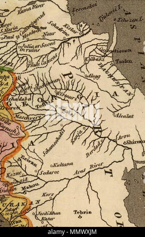 . Englisch: Eine neue Karte der Türkei in Asien. London, Veröffentlicht November 9th, 1811 von Willm. Darton Junr., 58 Holborn Hill. . 1811. William Darton (1781-1854), Verleger Darton, William. Die Türkei in Asien. 1811 (BFB) Stockfoto