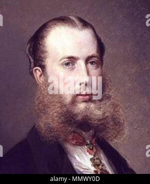 Portrait von Maximilian I. von Mexiko (1832-1867). 1864. Maximilian von Winterhalter extrait Stockfoto