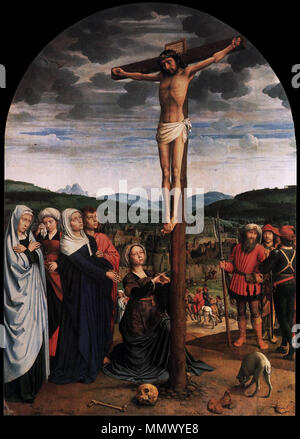 Christus am Kreuz. ca. 1515. Gerard David - Kreuzigung - WGA 6025 Stockfoto