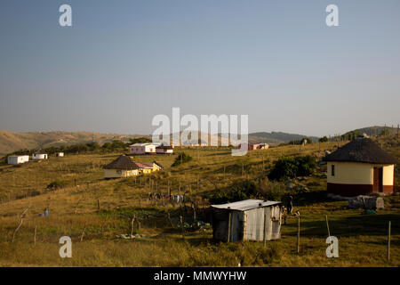 Typisches Haus Stil in Coffee Bay, Eastern Cape, Südafrika, Wild Coast Stockfoto