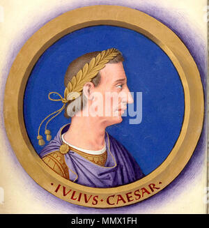 Beschreibung des douze Césars avec leurs Abbildungen 1 - César Stockfoto