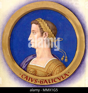 Beschreibung des douze Césars avec leurs Abbildungen 4 - Caligula Stockfoto