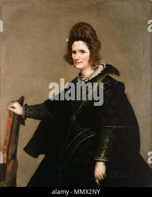 Diego Velázquez - Porträt einer Dame - Google Kunst Projekt Stockfoto
