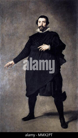 Diego Velázquez - Der Clown Pablo de Valladolid - WGA 24420 Stockfoto