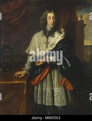 . Englisch: Portrait von Clemens August von Bayern (1700-1761). 1723. Douven - Clemens August von Bayern, Kassel Stockfoto