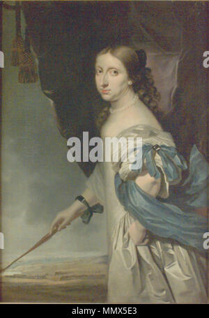 Drottning Kristina (1661) Av Abraham Wuchters Stockfoto