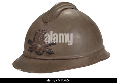 Russische Helm WW 1 Periode Stockfoto