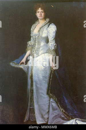 Portrait von Königin Maria Pia Portugals (1847-1911). 1880. Königin Maria Pia von Portugal Stockfoto