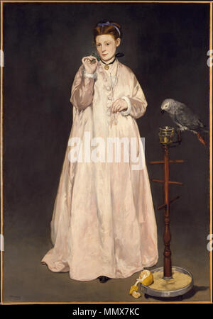 Junge Dame in 1866. 1866. Edouard Manet089 Stockfoto