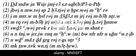 42.81 Anonym (Ägyptischen). 'Herz Skarabäus", 1070-736 v. Chr.. schwarz-braun Serpentine. Walters Art Museum (42.81): Erworben durch Henry Walters. Ägyptischer Herzen Skarabäus - Walters 4281 - Transkription Stockfoto