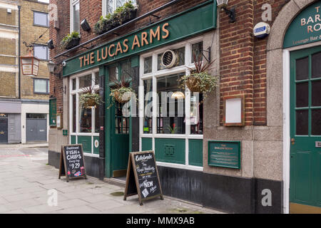 Die Lucas Arms Pub Public House, Gray's Inn Road, London, UK Stockfoto
