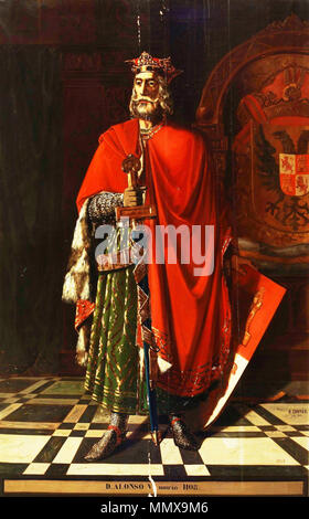 El Rey Alfonso VI de León (Museo del Prado) Stockfoto