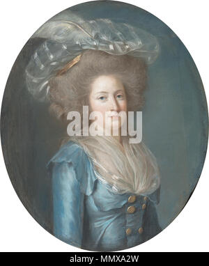 . English: élisabeth Philippinische Marie Hélène de Bourbon Englisch: élisabeth Prinzessin von Frankreich (1764-1794) Français: Élisabeth de France (1764-1794) Español: Isabel de Francia Madame Élisabeth de France (1764 - 1794). ca. 1787. Elisabeth de France Labille-Guiard 1787 Stockfoto