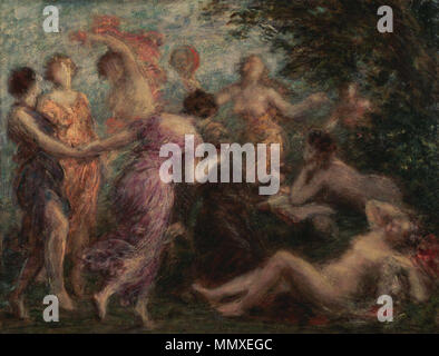 Englisch: Die Versuchung des Heiligen Antonius Fantin Latour, der Versuchung des Hl. Antonius Stockfoto