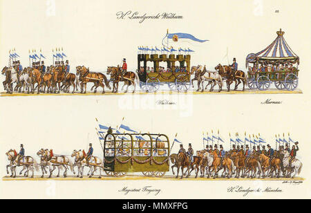 . Deutsch: Darstellung des Jubiläumsfestzugs zum 25-jährigen Bestehen des Oktoberfeste. 1835. Gustav Wilhelm Kraus (1804-1852) Alternative Namen Gustav Wilhelm Kraus Beschreibung Deutsche Maler Geburtsdatum / Tod 30. August 1804 15. November 1852 Ort der Geburt / Todes Passau München standort Bayern, Österreich Authority control: Q 1357302 VIAF:?:? ISNI 34729706 0000 0000 6661 759 X ULAN:? 500030727 LCCN:? Nein? 118566253 2013098102 GND: WorldCat Festzug 1835 22. Stockfoto