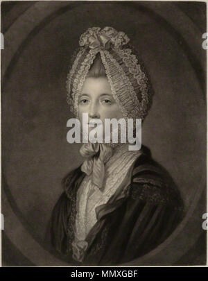 Elizabeth (geborene Gunning), Baroness Hamilton des Hameldon. 1770. Finlayson nach Lesen - Elizabeth Gunning, Baroness Hamilton des Hameldon Stockfoto