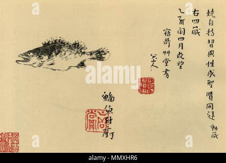 . Englisch: ein Gemälde von Bada Shanren. . 26. Juli 2005 (Tag in zh Hochgeladen - Wikipedia). Bada Shanren (1626-1705) Alternative Namen Geburt Name: Zhu Da?? Beschreibung Chinesische Maler und kalligraph Datum der Geburt / Tod 1626 1705 Ort der Geburt Nanchang Authority control: Q 198097 VIAF:?:? ISNI 17289562 0000 0000 8096 4088 ULAN:?? n 500328541 LCCN: 82113932 NLA:? 36613042 WorldCat Bild erstellt von tiangong 83 21 11 - Bada Shanren Stockfoto