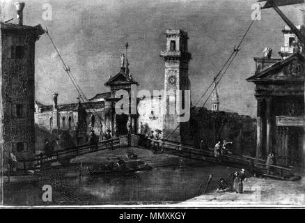 37.615 Francesco Guardi - Arsenal, Venedig - Walters 37615 Stockfoto