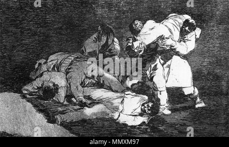 Es werden die gleichen sein. 1810. Francisco de Goya y Lucientes - Es werden die Gleichen sein - WGA 10139 Stockfoto