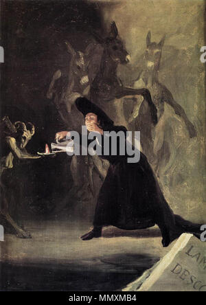 Der verhexte Menschen. ca. 1798. Francisco de Goya y Lucientes - Der verhexte Mann-WGA10039 Stockfoto