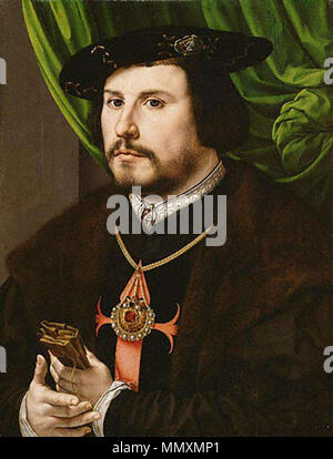 . Español: Retrato de Francisco de los Cobos Portrait von Francisco de los Cobos y Molina. ca. 1530-1532. FranciscoDeLosCobos Stockfoto